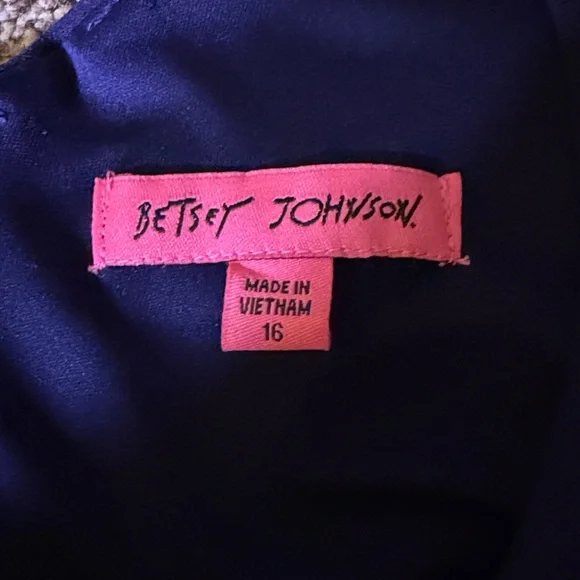 Betsey Johnson Scuba Crepe Ruffle Hem Dress. - Picture 5 of 9